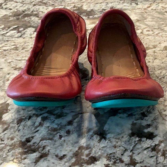 Tieks Red Size 7 - Picture 4 of 5